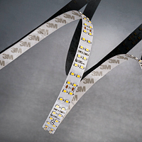 Светодиодная лента 24В Двухрядная PRO SW-Group SMD 2835 196LED 20Вт/м 4000К IP20 5м картинка 